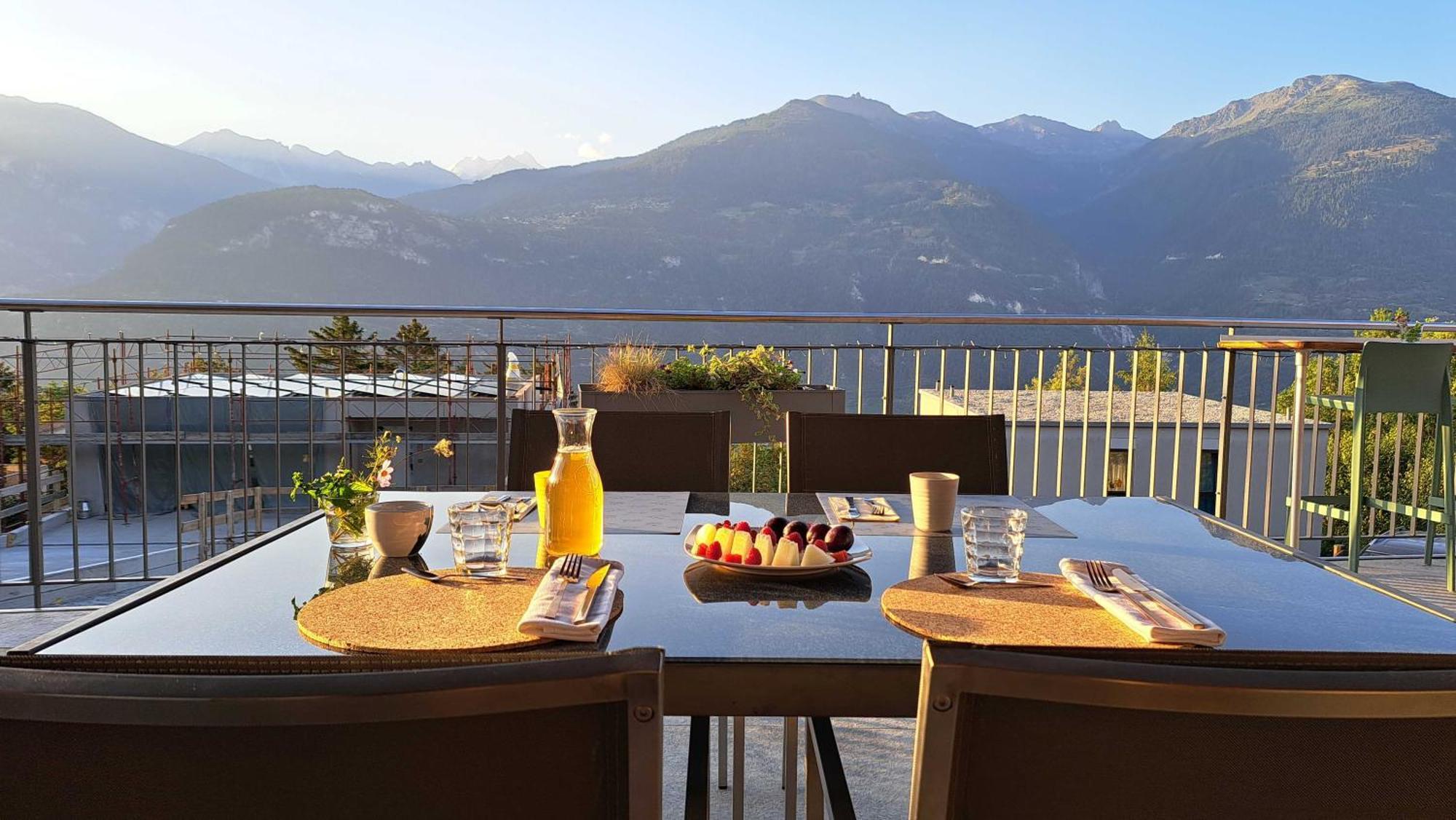 Chalet Diognysos B&B Crans-Montana Dış mekan fotoğraf